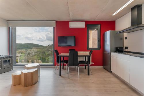 Konyha, Apartamentos Cubicos in Bronchales