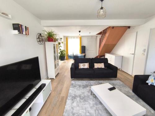 Skupni salon/TV območje, La Villa Verdi in Favières