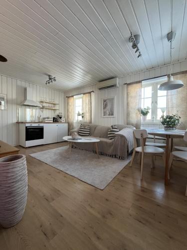 Lilla gröna huset på gården (Lilla grona huset pa garden) in Harnosand