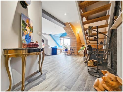 Duplex lumineux cocooning proche de suisses in Pontarlier