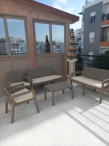 Balcony/terrace, Tangier Beach Front in Gzennaia