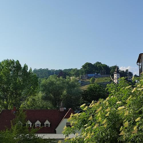 Schlossbergblick in Bruck an der Mur, Österreich