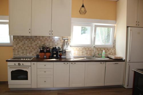 virtuve, Spacious Holiday Home - Serene Village Near The Coast in Mojdež