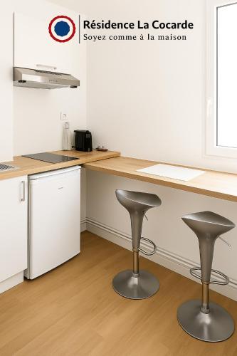 Résidence La Cocarde, Suites type Appartements - 주방