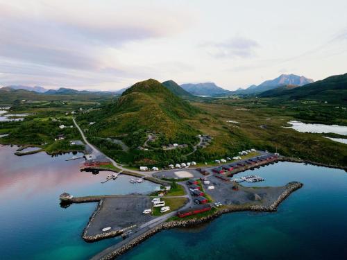 A szálláshely kívülről, Fjordcamp in Straumsjoen