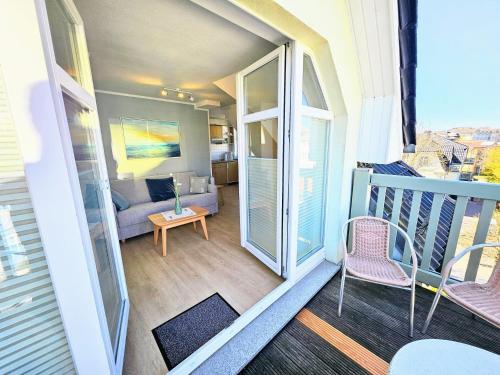 Balcony/terrace, Am Weststrand Apartmenthaus Waldeck in Ostseebad Kuhlungsborn
