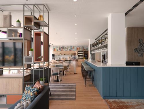 مطعم, Spark by Hilton Madrid Alcala in سان بلاس