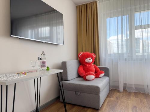 2 twin beds, 1 sofa bed