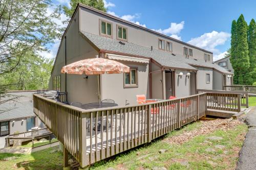 Community Indoor Pool Tannersville Townhome