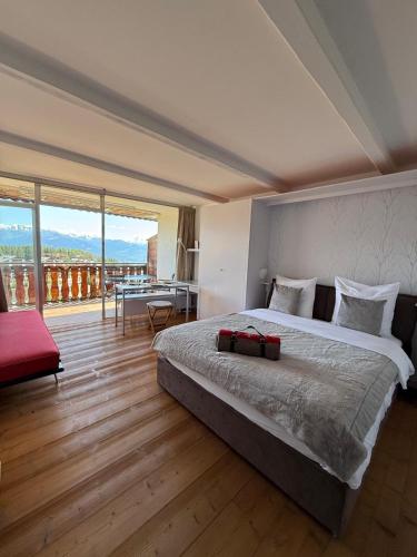Vue panoramique, Piscine, Spa, Ski in-out & Golf à l'hôtel de l'Etrier à Crans-Montana (Vue panoramique, Piscine, Spa, Ski in-out & Golf a l'hotel de l'Etrier a Crans-Montana) in 克蘭斯蒙塔納