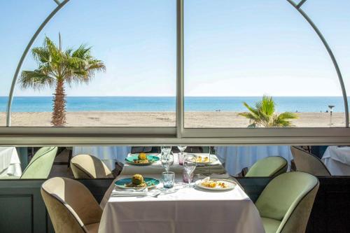 ห้องอาหาร, Grand Hotel Les Flamants Roses Thalasso & Spa in กาเน-ต็อง-รุสซียง