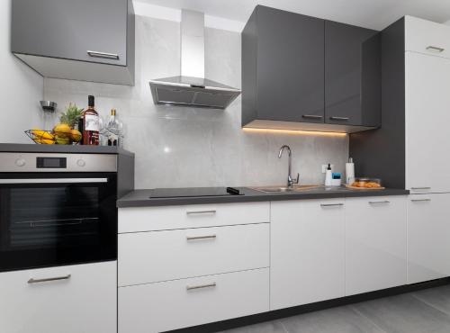 Konyha, Apartment Kurte in Nerezisca
