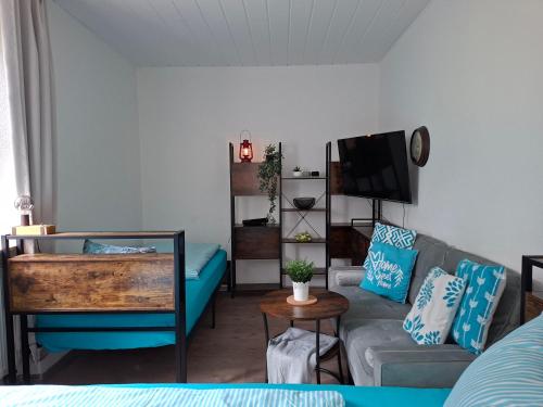 ansimali 3 - Treffpunkt Dachgeschosswohnung, Ideal für Familien und Freunde, Gemeinsam wohnen, getrennt träumen, Zwei Schlafzimmer, ein Urlaub mit Spiel und Spaß, Grünhain-Beierfeld (Foto 6)