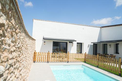 ระเบียง/ชานเรือน, Apartahotel rural El Castillete in ลา เตร์เซีย
