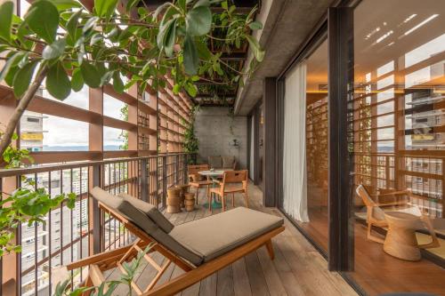 バルコニー/テラス, Rosewood São Paulo (Rosewood Sao Paulo) in ベーラ ヴィスタ