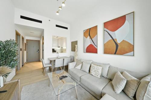 Elegant 1BR Apartment in JVC Luxury Interiors & Views, Dubai