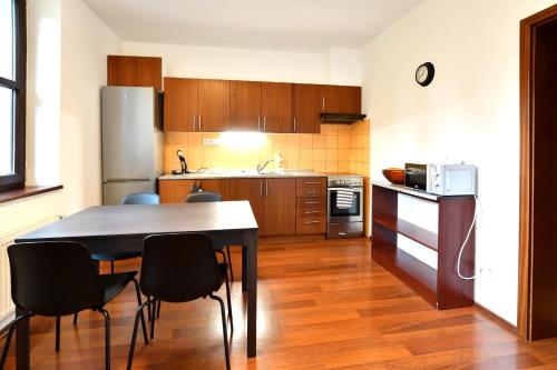 keuken, Apartmán na Sportovním areálu (Apartman na Sportovnim arealu) in Krasna Lipa