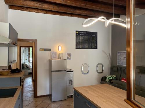 Konyha, Airlodge Montagnana inspired by Aviation Style in Montagnana