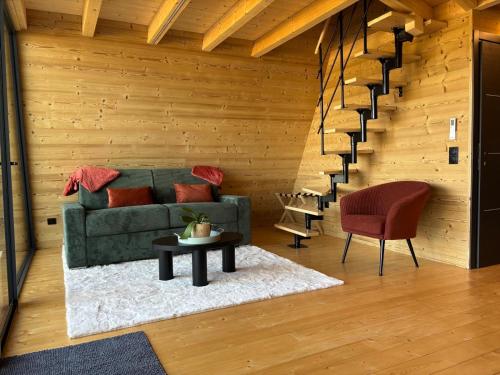 Chalet VercoreA 56 m2 pour 4 personnes au Domaine CollineA SPA Privatif in Bathernay