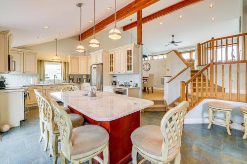 1 Block to Inlet Beach: Brigantine Family Home in 布里根泰恩