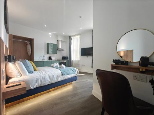 10 Chic studio Apartments in Birmingham city centre, Birmingham (fotografie 4)