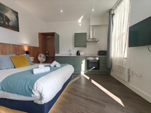 10 Chic studio Apartments in Birmingham city centre, Birmingham (fotografie 9)