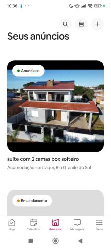 Quarto com banheiro privativo