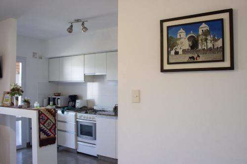 주방, Aguaribay Alquiler Temporario in 바리오 로스 페랄레스