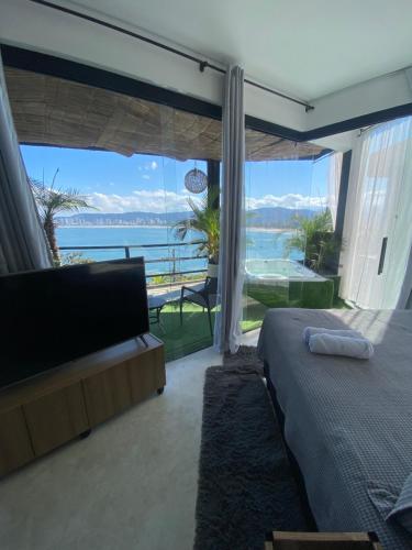 瓜鲁雅 Casamar paraiso na praia com a vista do mar dos sonhos piscina e spa 4星级 民宿 套房