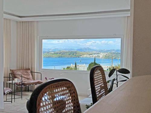 Private Villa 5-Bedroom with Pool and Sea View in Central Bodrum – khách sạn tại Kumbahce