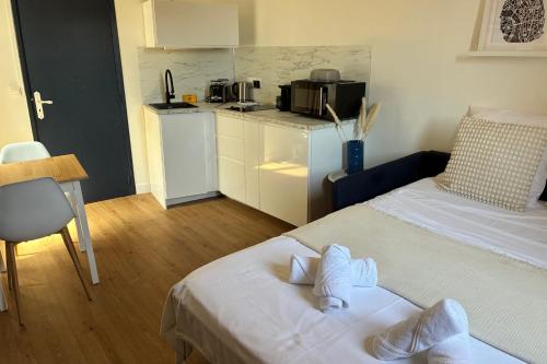 Bright studio with rooftop view of Toulouse AC, Tuluza (zdjęcie 4)