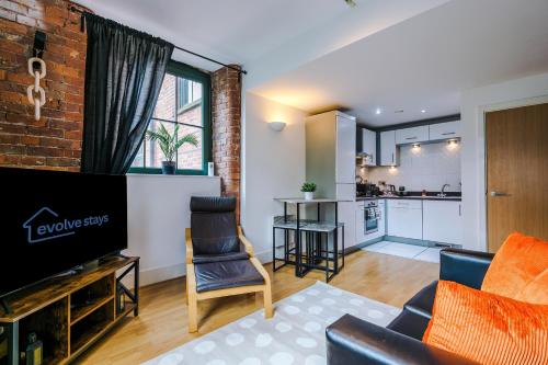 Converted Mill, Stylish Apartment in Castlefield, Manchester (fotografie 5)