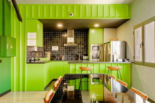 廚房, Wonder Hostel  in 托萊多市中心