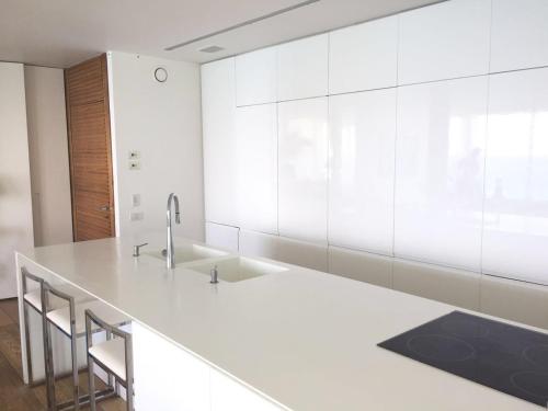 Kitchen, Sea Apartment in Netanya