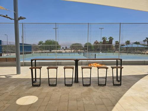 Tennis court, Zimmer Belev HaKikar- Dead sea in South Dead Sea