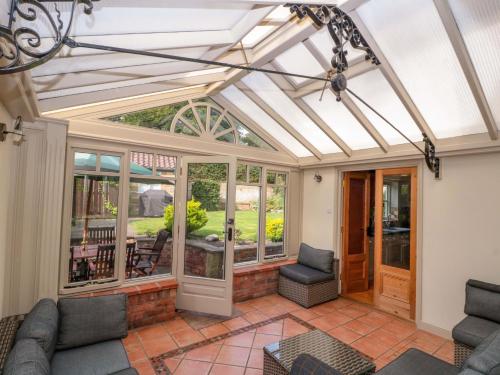 A szálláshely kívülről, Weavers Cottage in Carlton