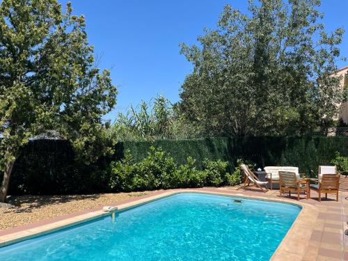 Vrt, Villa Perpignan avec piscine - Route des plages in Clos Banet