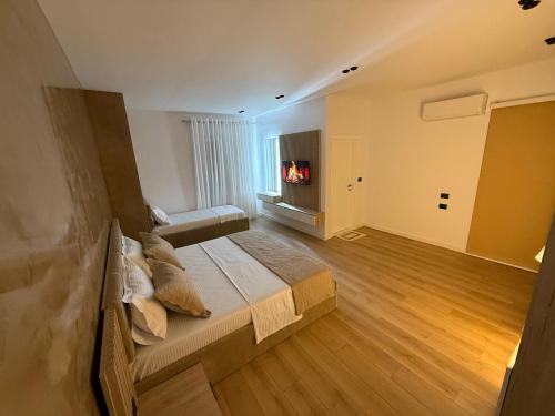 Camera, familiare, balcone