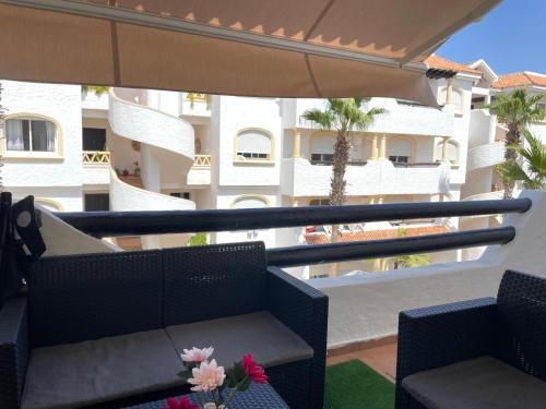Balcony/terrace, Garden Beach 2 in Sidi Rahal