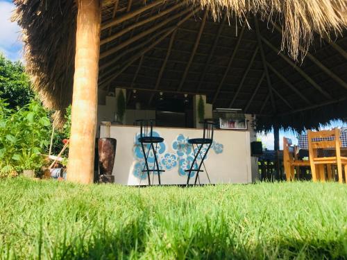 Bar/ Salón, Oasis en la naturaleza Rancho alto bonito in Las Galeras