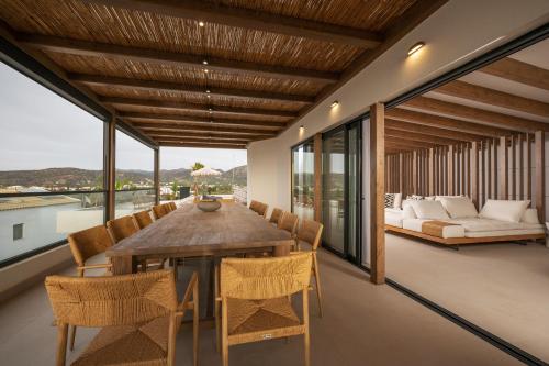 Balcony/terrace, Calma Villas Crete - heated pool in Sissi