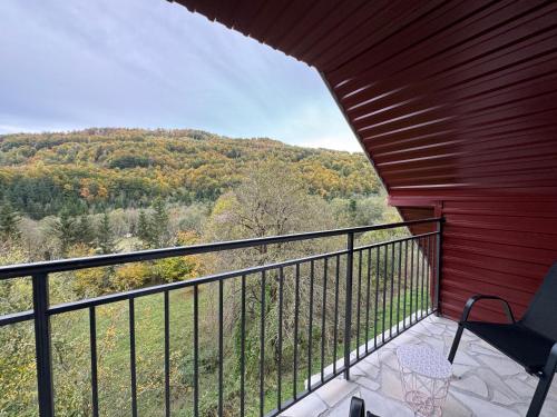 Balcony/terrace, Wolf Apartments near Biogradska Gora in Mojkovac