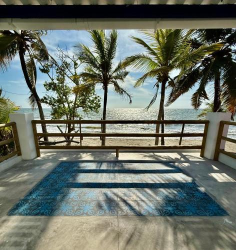 شرفة/ تراس, Casa Manglar in Tolu