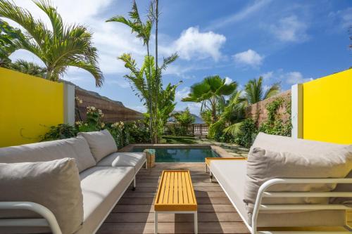 Yellow Hut in Gustavia