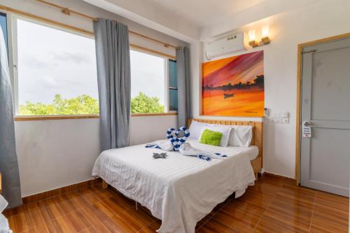 1 double bed