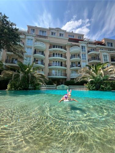 Apartment in a luxurious complex in Sunny Beach, Slunečné pobřeží (fotografie 4)