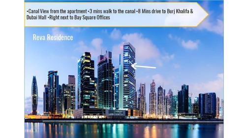 Business Bay Gem1 bd apt with Scenic Canal Views, Dubai