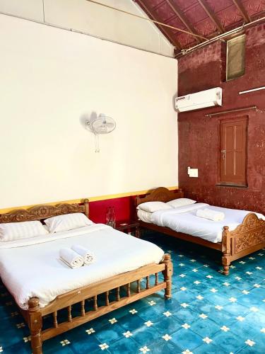 1 double bed