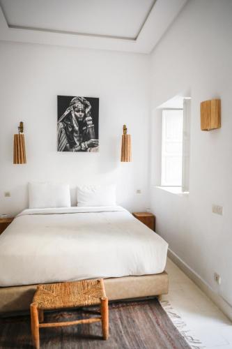 Riad THALGE Room Type - White Double Room