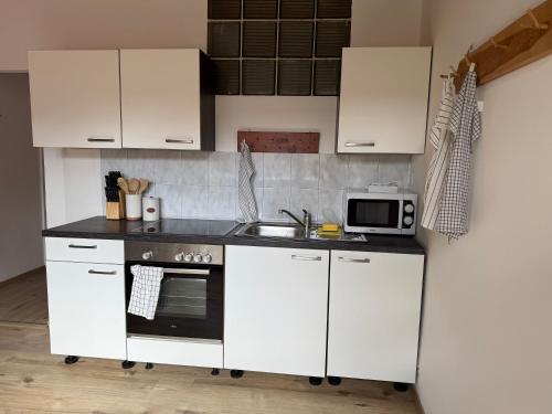廚房, Ferienwohnung Kaltenegger in 加阿爾